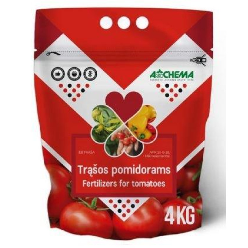 Agrochema Mēslojums tomātiem un paprikai 4kg