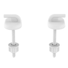 Sanit-Plast WC stiprinājumi 019/K, plastmasas