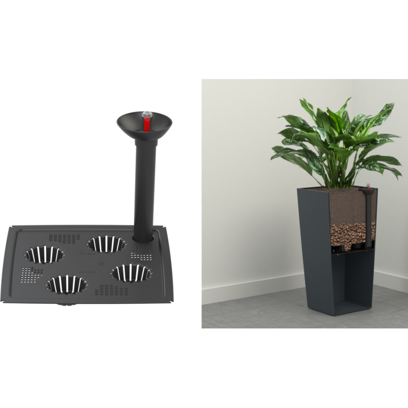 Lamela Puķu poda pamatne ar ūdens līmeņrādi, 25x25cm