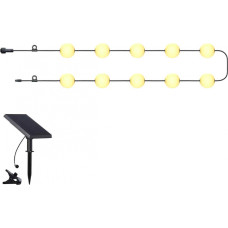 Artflow Dekor. lampu virtene solārā, 1Wx10, ar taimeri, 7.74m gara