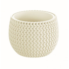 Prosperplast Puķu pods Splofy Bowl 11x14cm, dzeltens