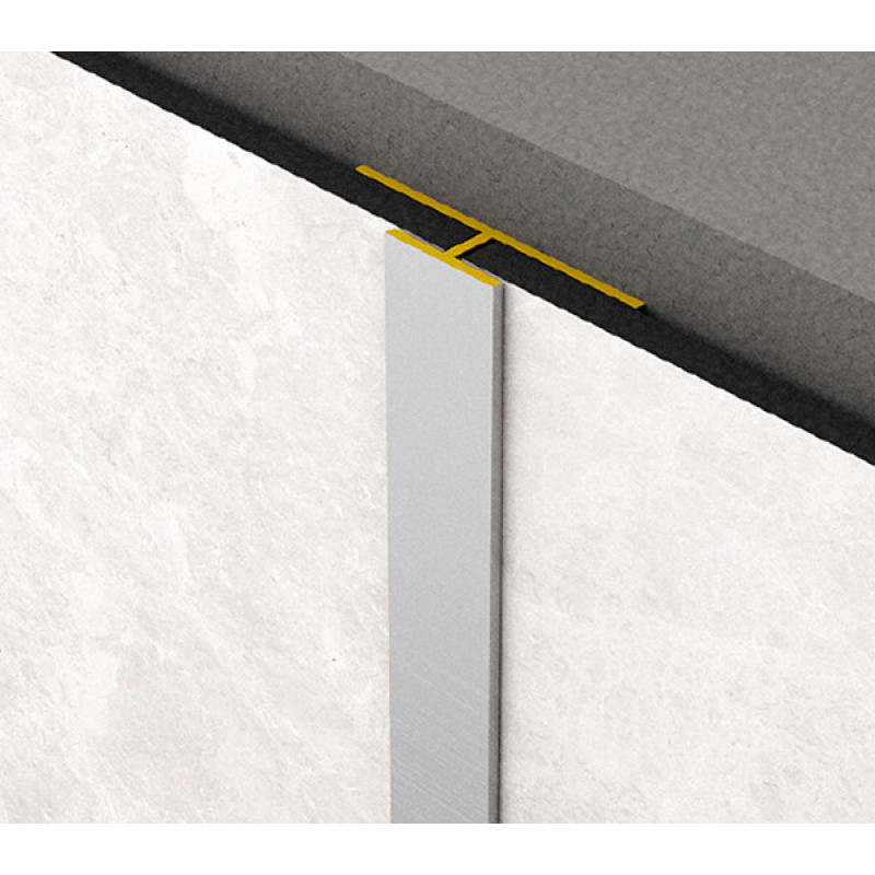 Kronospan Savienojuma profils Rocko sienas panelim, balta, 2800 mm, gab