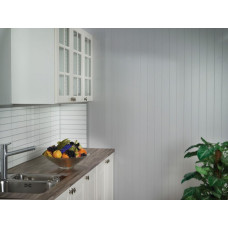 Huntonit Krāsoti kokšķiedru sienu paneļi 11x620x2740mm, iepak. 3.398m2 Fas 8b, gaiši pelēks