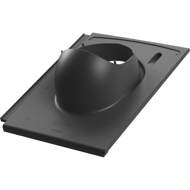 Vilpe Evo pieslēguma elements gludajiem dakstiņiem, melns