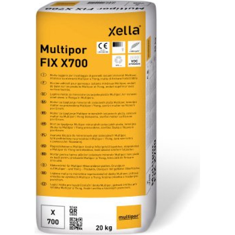 Ytong Vieglā java Multipor FIX X700, 20 kg
