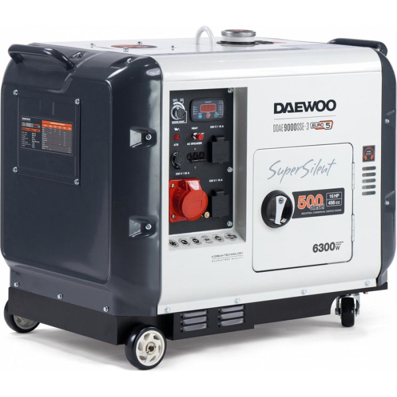 Daewoo Dīzeļa ģenerators Daewoo DDAE 9000SSE-3 - gab.
