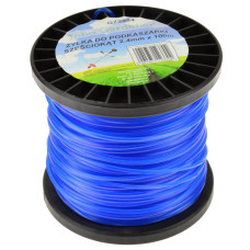 Geko Trimmera aukla, neilona, sešstūra 2.4mm x 100m Geko