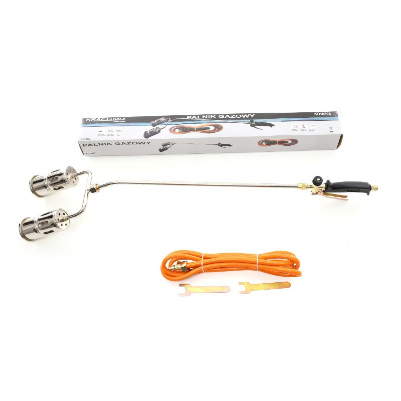 Kraftdele Gāzes deglis dubultais 2x20kW, 2x60mm, 3m KD10305 KRAFTDELE