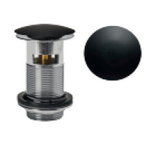 Wirquin izplūde ar Quick Clac korķi, 75 mm, matēts melns