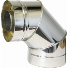 Dumvadu Meistars dubultsienu līkums 90 DN120/220, izolācija 50mm