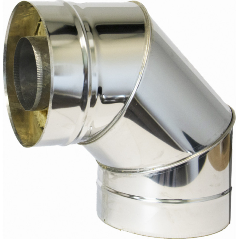 Dumvadu Meistars dubultsienu līkums 90 DN120/220, izolācija 50mm