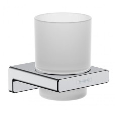 Hansgrohe glāze ar turētāju AddStoris Q, hroms