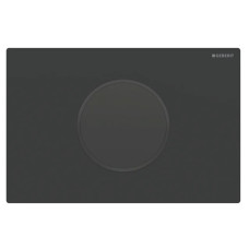 Geberit taustiņš Sigma10, 246x164mm, ar elektronisku skalošanas aktivizēšanu, matēts melns “easy-to-clean”