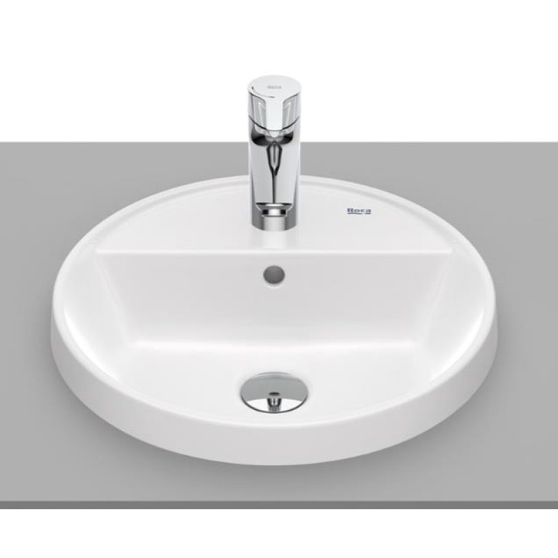 Roca izlietne The Gap, d=400 mm, virsmā, balta