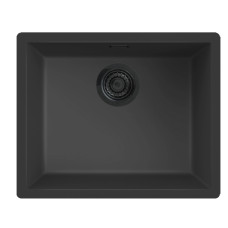 Reginox virtuves izlietne Messina 50, viena bļoda, 548x448 mm, nero black