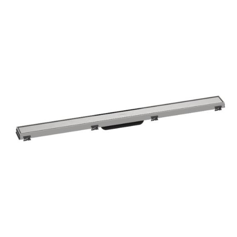 Hansgrohe dušas kanāls RainDrain Match, 900 mm, ar maināmu augstumu, brushed stainless steel
