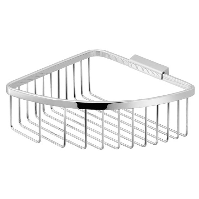 Gedy plaukts-režģis, 195x195x75, stūra, hroms