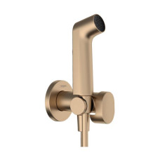 Hansgrohe rokas dušas komplekta Bidette 1jet S EcoSmart virsapmetuma daļa, brushed bronze