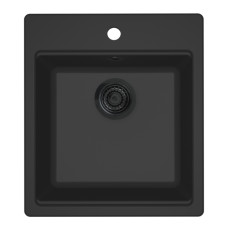 Reginox virtuves izlietne Florence 40 Tapwing, viena bļoda, 450x510 mm, nero black