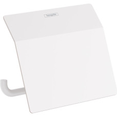 Hansgrohe tualetes papīra turētājs ar vāciņu AddStoris Q, matēts balts