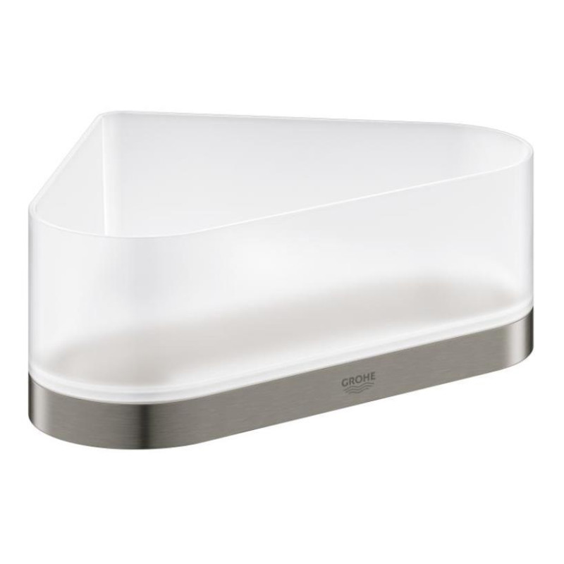 Grohe stūra plaukts ar turētāju Selection, brushed hard graphite