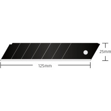 Prox Rezerves asmeņi nazim 25mm SK2H melni 10gb Prox Expert