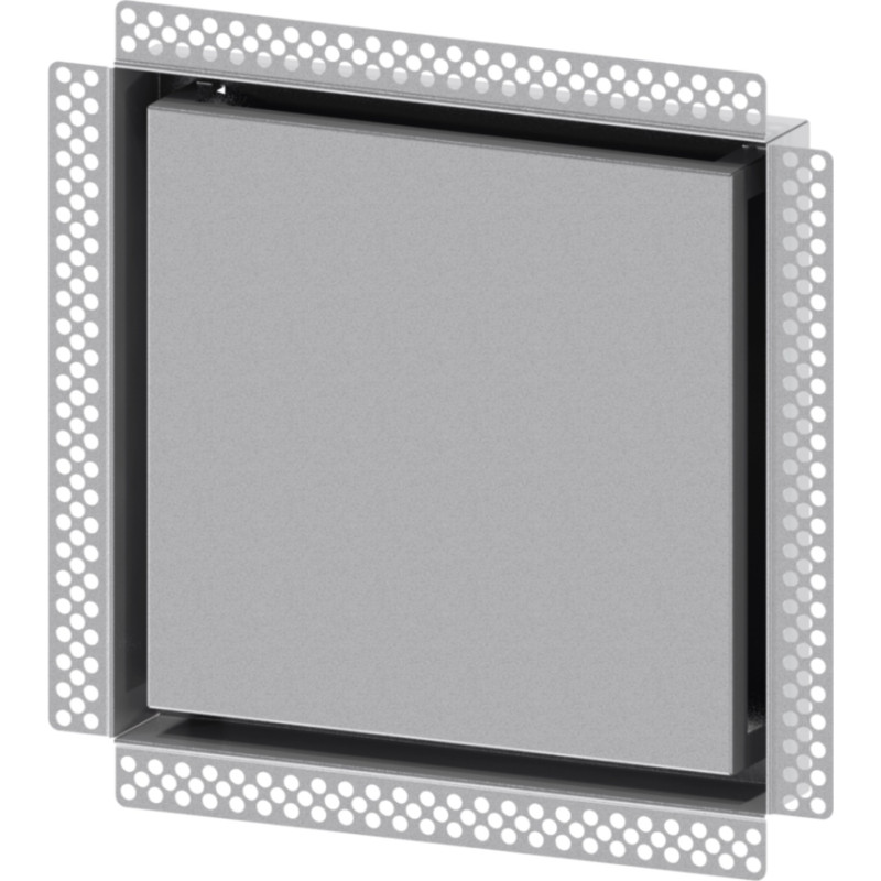 Europlast difuzors metāla, sleptās montāžas, 300x300mm - Ø150mm, cinkots