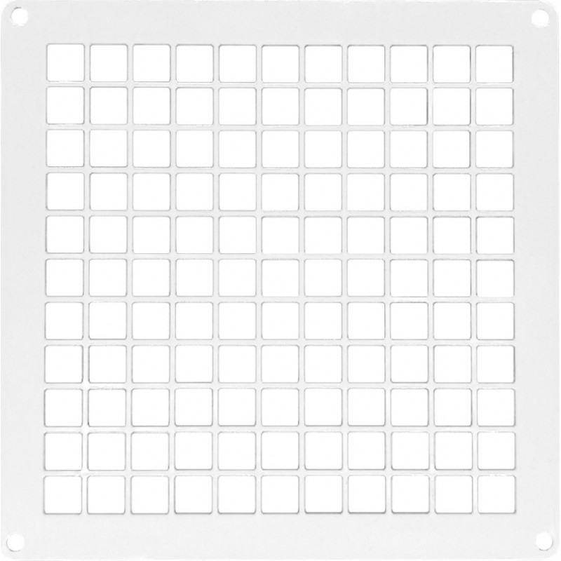 Europlast siets - reste metāla, 150x150mm, balts