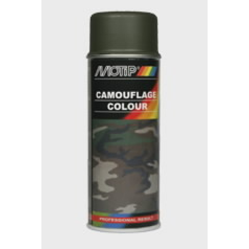 Motip Camouflage RAL 6006 izsmidzināmā krāsa green 400ml, Motip