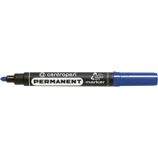 Centropen Permanentais marķieris 2.5mm, apaļš, zils