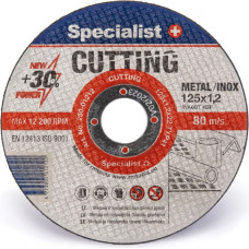 Specialist+ Metāla griešanas disks, 125x1.2x22mm