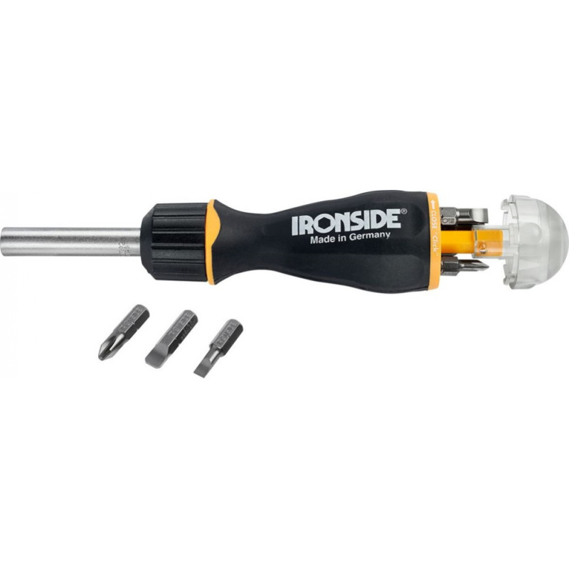Ironside Bitu skrūvgriezis Ironside SL;PH;PZ ar 8 bitiem - gab.