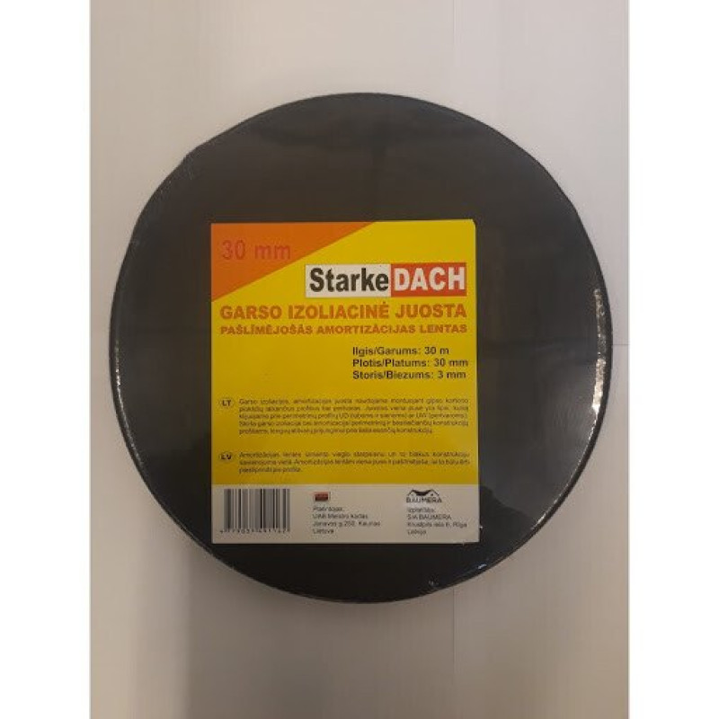 Pašlīmējošā amortizācijas lente 30mm x 30m; / gab