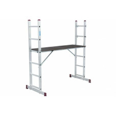 UNIVERSĀLAS ALUMĪNIJA KĀPNES/SASTATNES AR PALIKTNI KRAUSE CORDA 2X5 PAKĀPIENI / gab