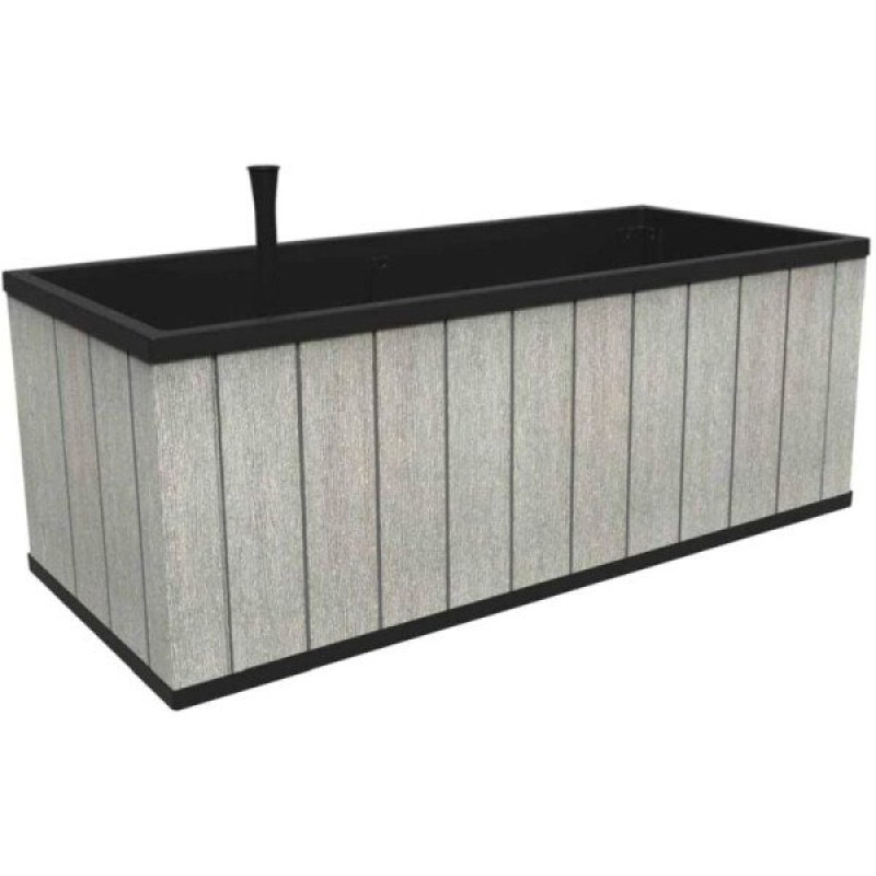 KETER Sequoia Duotech Large puķu pods, pelēks / gab