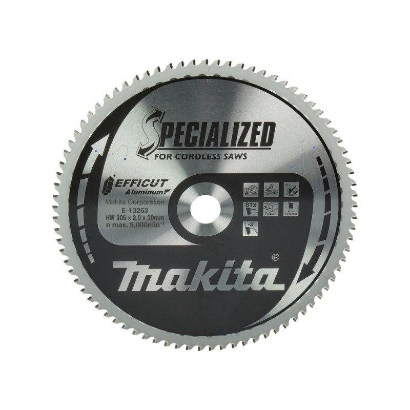 Makita Accessories Alumīnija griezējdisks MAKITA EFFICUT 305x30mm 81T -3°