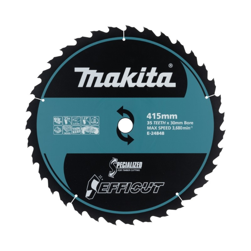 Makita Accessories Griešanas disks kokam MAKITA Efficut 415x30x2.3mm 35T 23°
