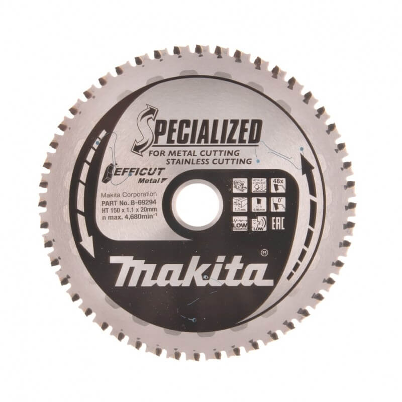 Makita Accessories Pjovimo diskas metalui MAKITA HM 150x20x1,1mm 48T