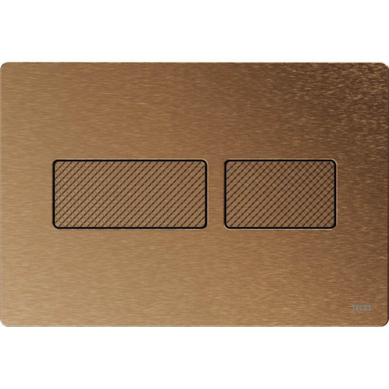 Tece solid WC plāksne (9240435) bronza