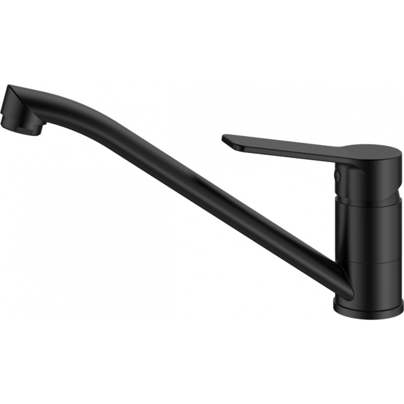 AB Jaucējkrāns izlietnes AB JOSE, ar snīpi, melns