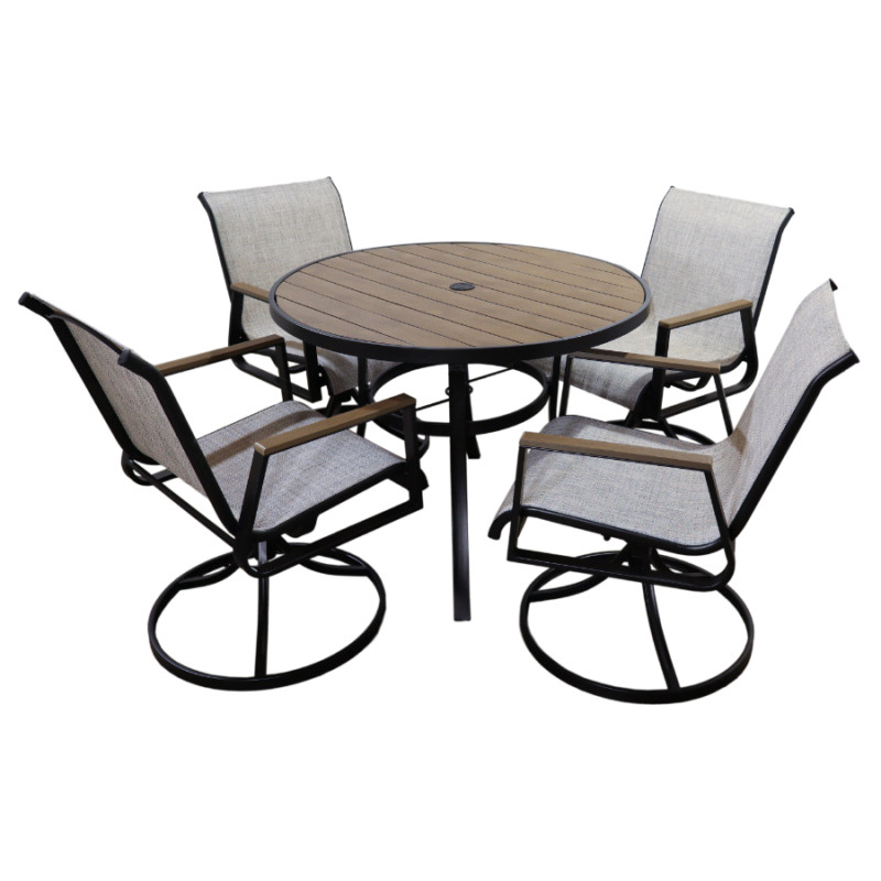 Besk Dārza komplekts, galds ar 4 krēsliem