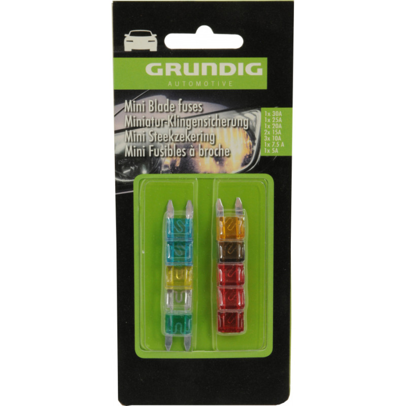 Grundig Auto drošinātāji mini 10gab