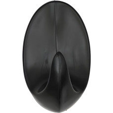 Ridder Āķis pašlīmējošs plastmasas melns M izm., 3gb