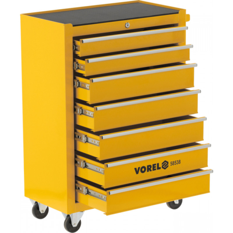 Vorel Servisa instrumentu skapis 7 atvilktnes  698 x 334 x 890 mm VOREL 58538