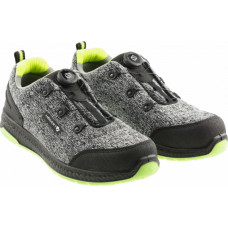 Hogert Darba kurpes KEMNITZ LACE SYSTEM S1PS SR FO, HT5K578-41, pelēks melange/zaļš, izmērs 41