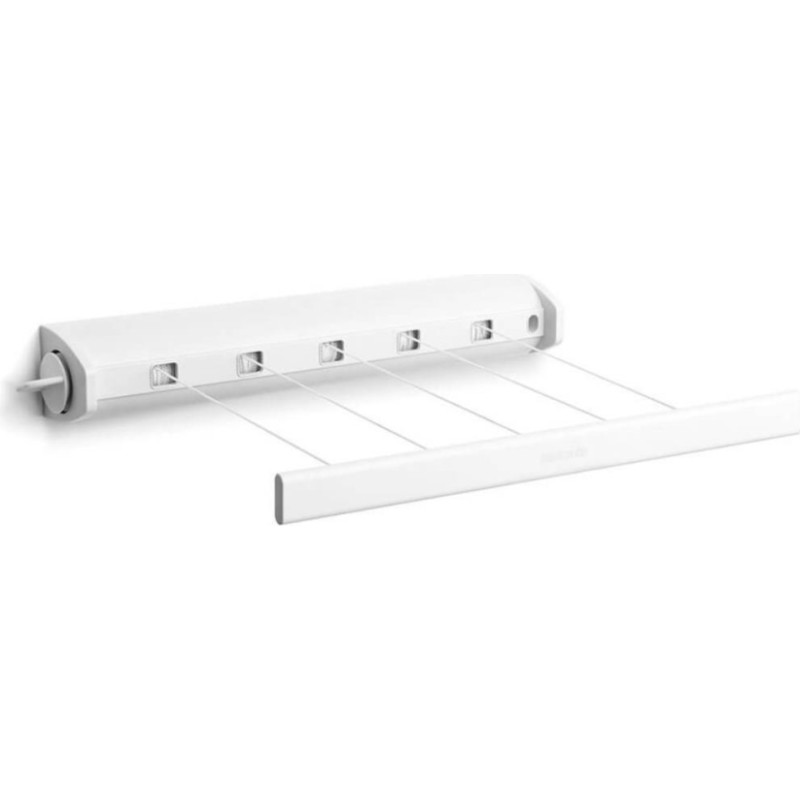 Brabantia izvelkamas auklas veļas žāvēšanai, 22 m, balts