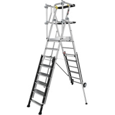 Altrex Kāpnes ar drošības nožogojumu ALTREX RolGuard, 8/11 pakāpieni