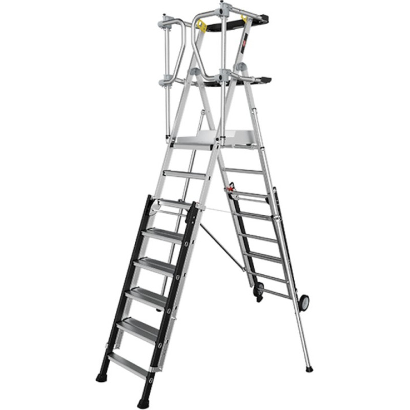 Altrex Kāpnes ar drošības nožogojumu ALTREX RolGuard, 8/11 pakāpieni