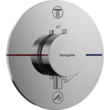 Hansgrohe ShowerSelect Comfort S termostata virsapmetuma dekoratīvā daļa, 2 izejas, hroms - gab.