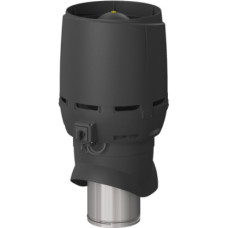 Vilpe ECo 200P / 500 FLOW jumta ventilators, melns